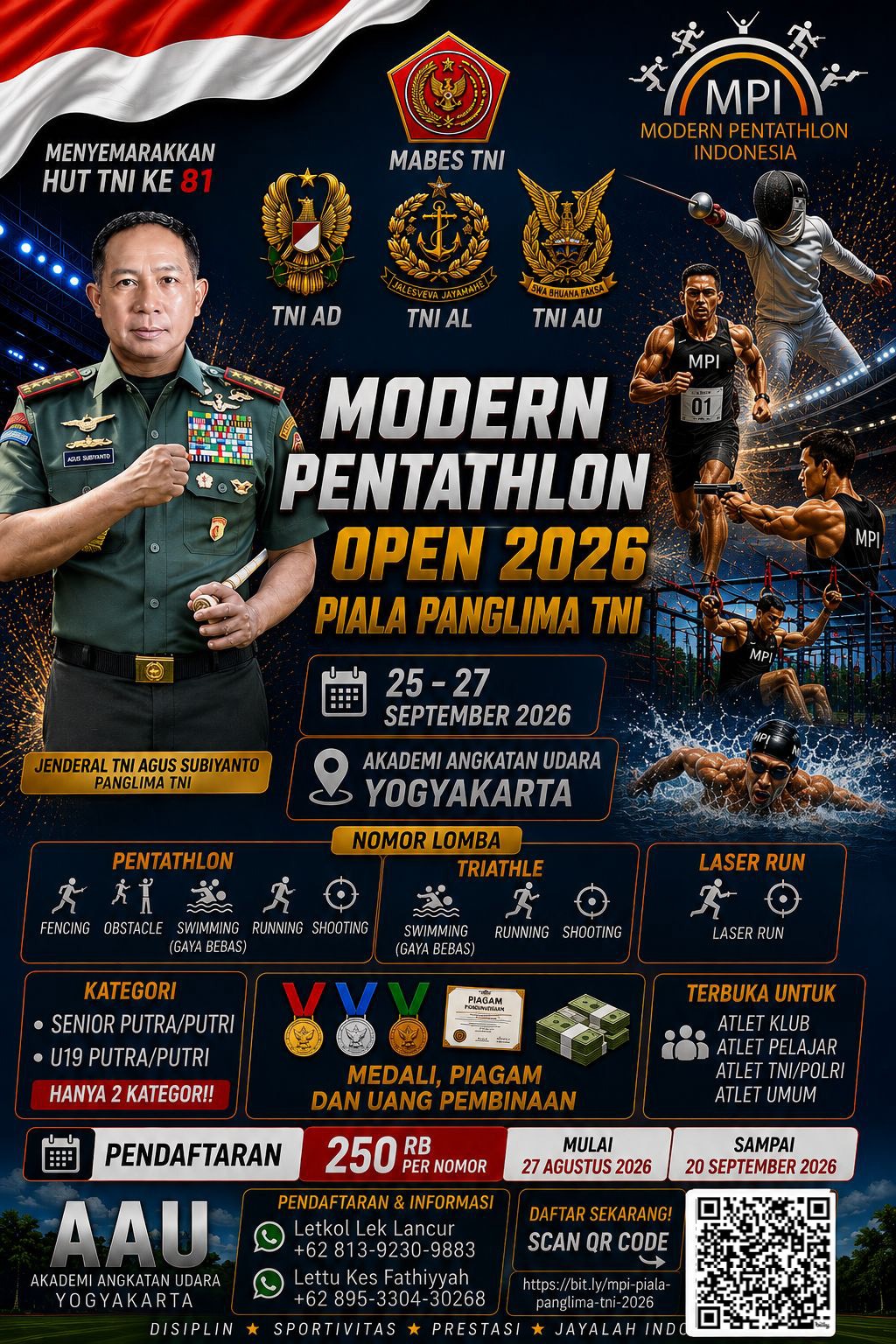 Modern Pentathlon Open 2026 Piala Panglima TNI